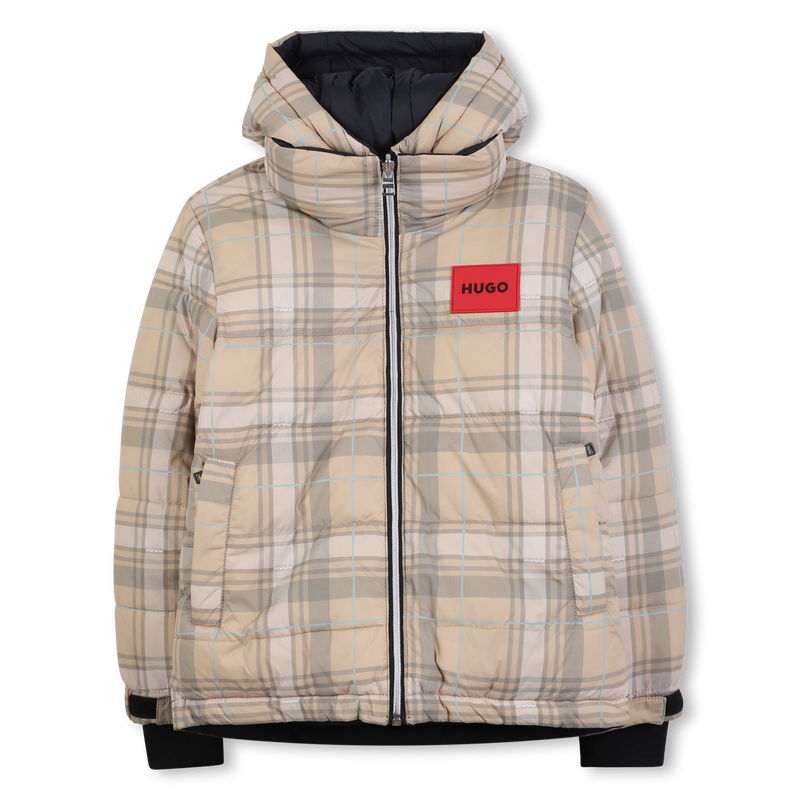 Jaqueta revers&iacute;vel com capuz HUGO 
                        BOY