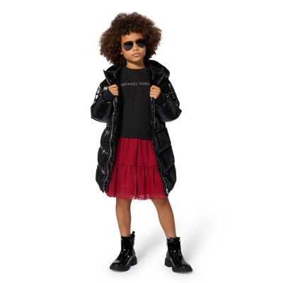 Casaco acolchoado com capuz MICHAEL KORS GIRL