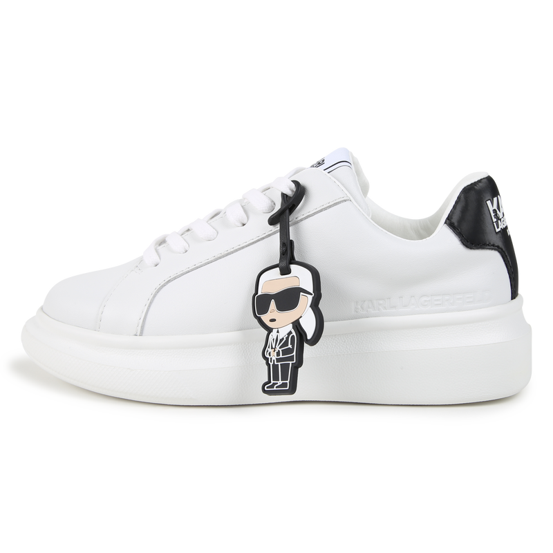 Sapatilhas em pele KARL LAGERFELD KIDS 
                        BOY