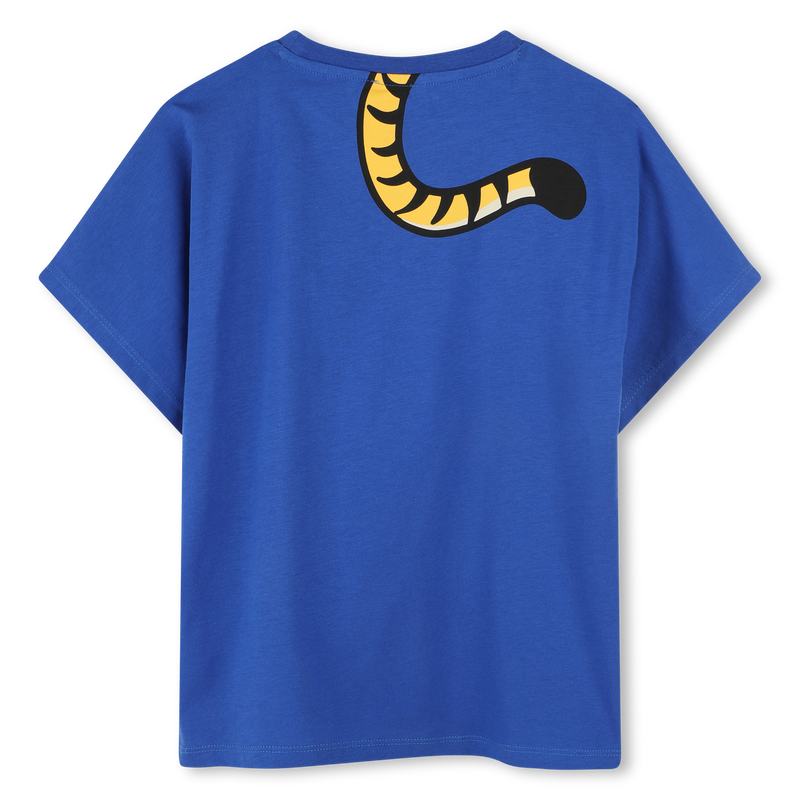 T-shirt estampada em algod&atilde;o KENZO KIDS 
                        BOY