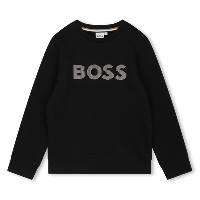 Sweatshirt em molet&atilde;o BOSS BOY