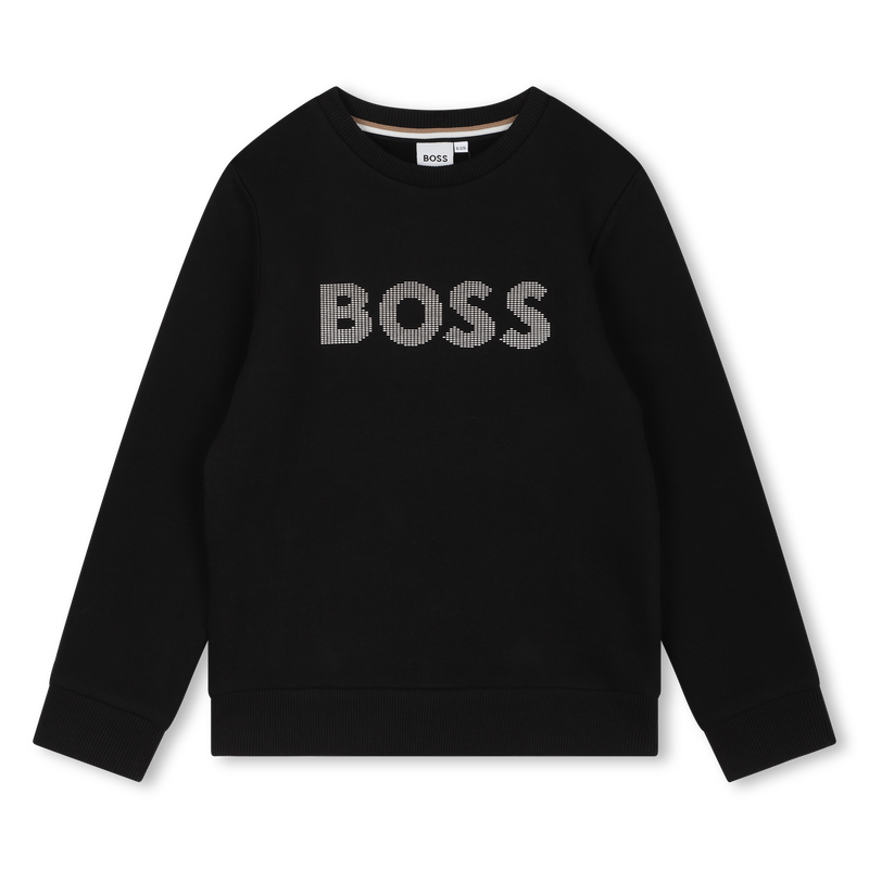 Sweatshirt em molet&atilde;o BOSS 
                        BOY