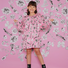 Vestido de cetim de algod&atilde;o MARC JACOBS 
                    GIRL