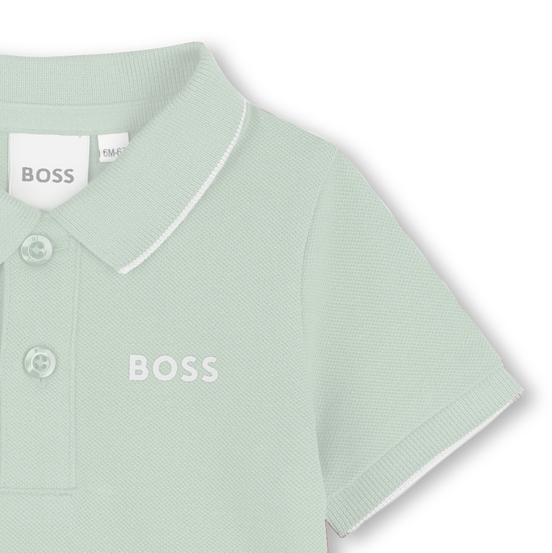 CAMISA POLO DE MANGA CURTA BOSS 
                        BOY