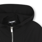 Cardigan com capuz DKNY 
                    GIRL