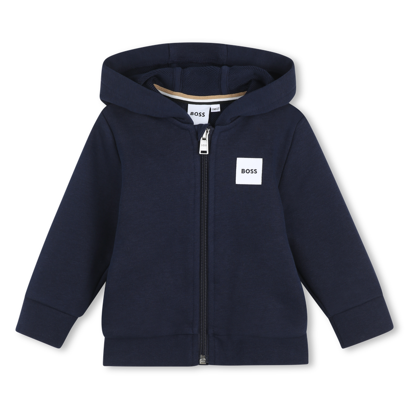 CAMISOLA DE JOGGING COM FECHO ZIP BOSS 
                        BOY