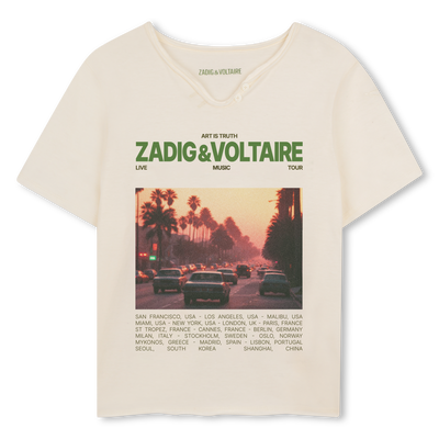 T-SHIRT DE MANGA CURTA ZADIG & VOLTAIRE BOY