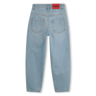 Jeans largos com 5 bolsos HUGO 
                    MENINO