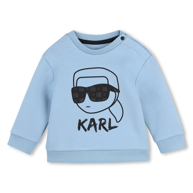 Conjunto de moletom e cal&ccedil;a KARL LAGERFELD KIDS 
                        MENINO