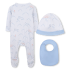 Conjunto de pijama, babador e chap&eacute;u KENZO KIDS 
                    BOY