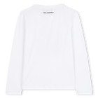 Camiseta de manga comprida KARL LAGERFELD KIDS 
                    GIRL