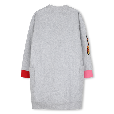 Vestido de mangas longas KENZO KIDS GIRL