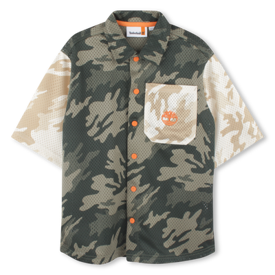 Printed press-stud shirt TIMBERLAND BOY