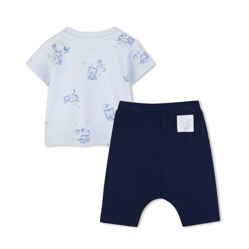 CONJUNTO DE T-SHIRTS E CAL&Ccedil;AS KENZO KIDS 
                        BOY