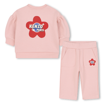 Conjunto de moletom + calça KENZO KIDS GIRL