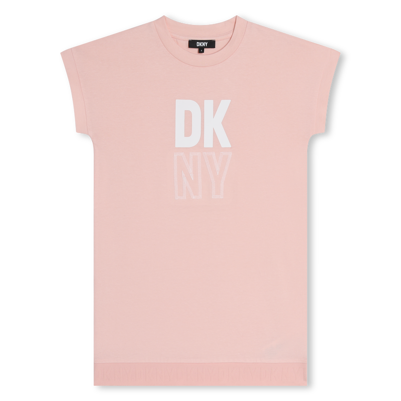 Vestido de manga curta DKNY 
                    GIRL