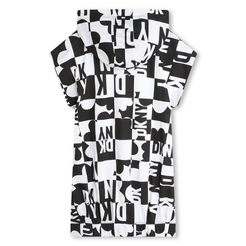 Vestido com capuz DKNY 
                    GIRL