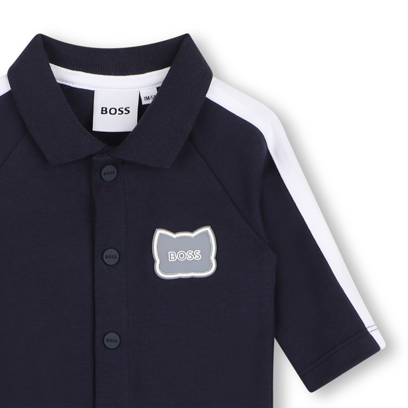 PIJAMA COM FECHO SNAP BOSS 
                        BOY