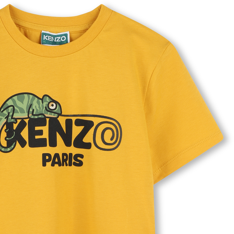 T-shirt manga curta em algod&atilde;o KENZO KIDS 
                        BOY