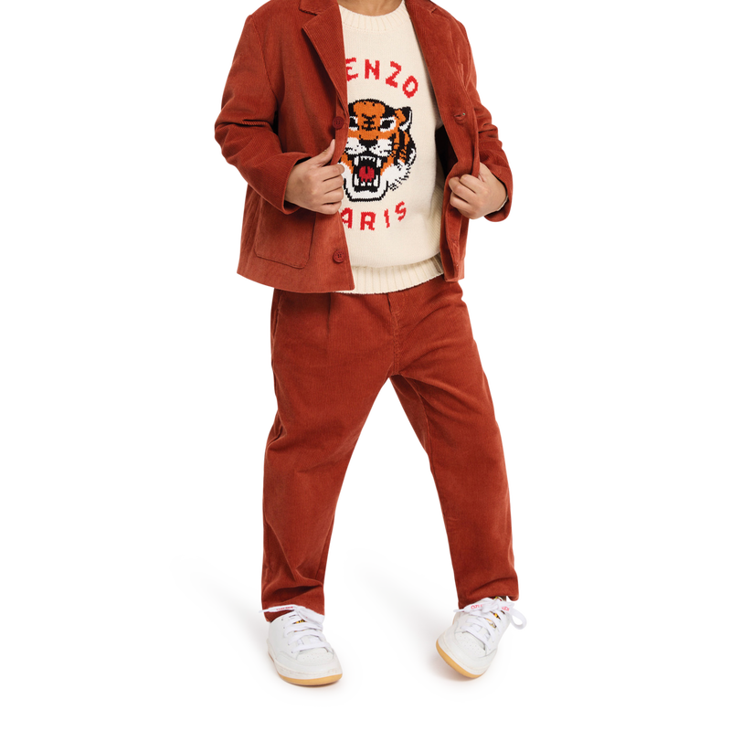 Casaco de fato em bombazina KENZO KIDS 
                        BOY