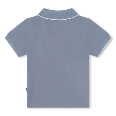 Polo liso de algodão piqué BOSS BOY