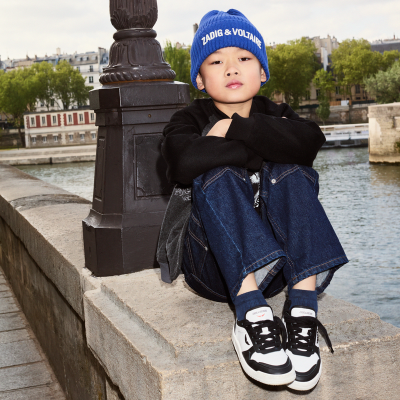 Cal&ccedil;as de ganga largas com pespontos ZADIG & VOLTAIRE 
                        BOY