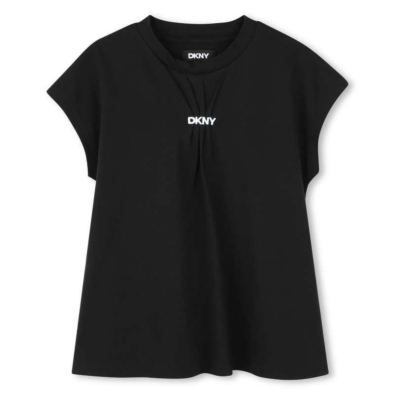 T-shirt fluida em algod&atilde;o DKNY 
                        GIRL