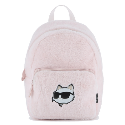 Mochila pequena feita de lã fofa KARL LAGERFELD KIDS GIRL