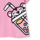 Vestido de manga curta KENZO KIDS 
                    GIRL