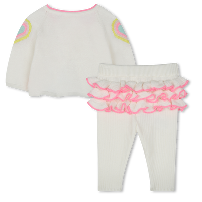 Conjunto de malha de algod&atilde;o BILLIEBLUSH GIRL