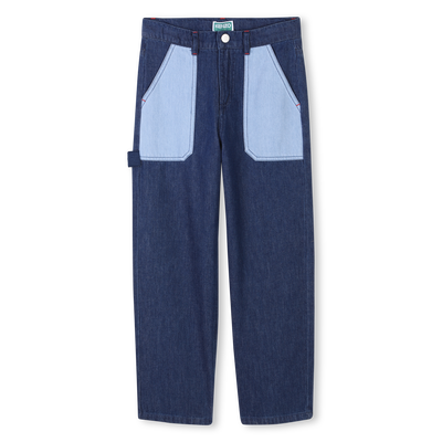 Embroidered Jeans KENZO KIDS BOY