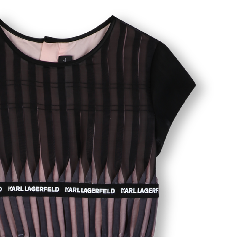 Vestido de cerim&ocirc;nia KARL LAGERFELD KIDS 
                        GIRL