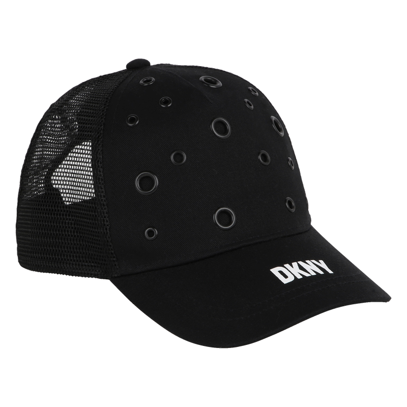 Boné com ilhós DKNY 
                    GIRL