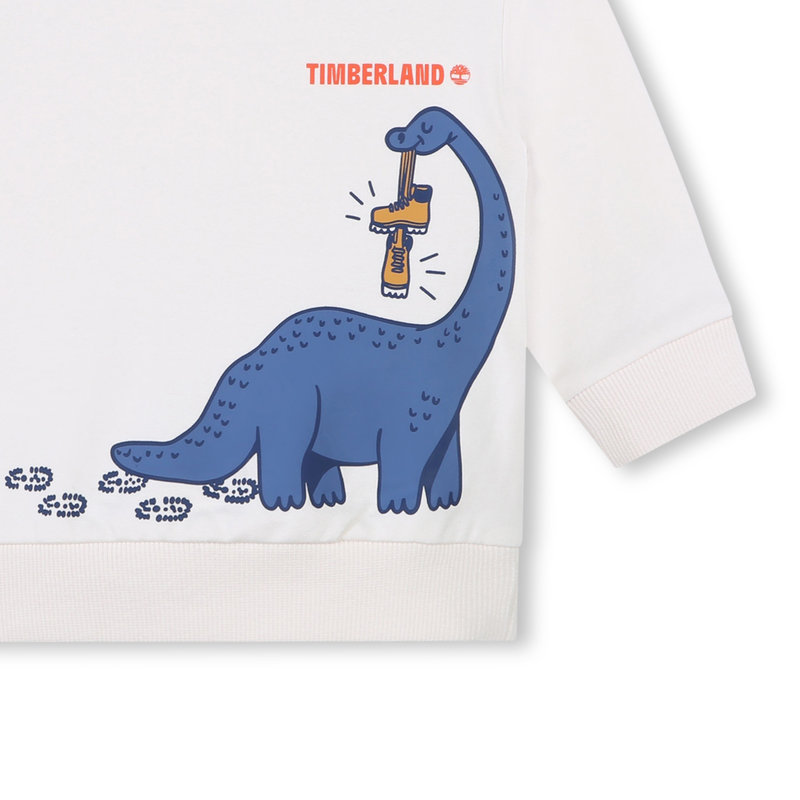 Sweatshirt em molet&atilde;o TIMBERLAND 
                        BOY