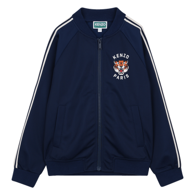 CAMISOLA DE JOGGING COM FECHO ZIP KENZO KIDS UNISEX