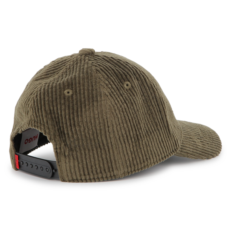 Boné de veludo cotelê HUGO 
                    UNISEX