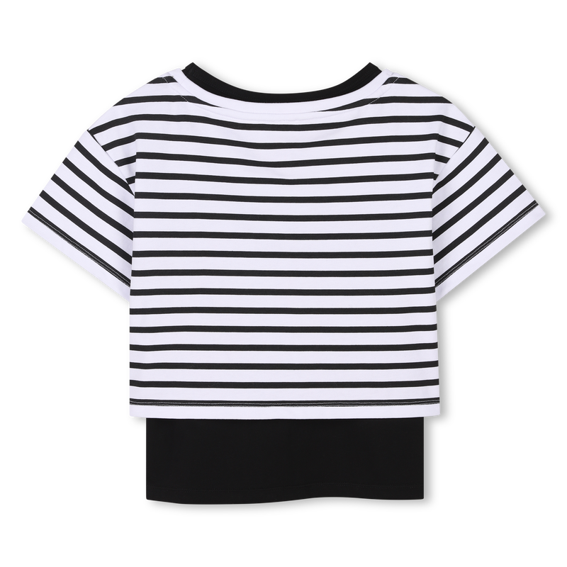 T-shirt 2 em 1 com top SONIA RYKIEL 
                        GIRL