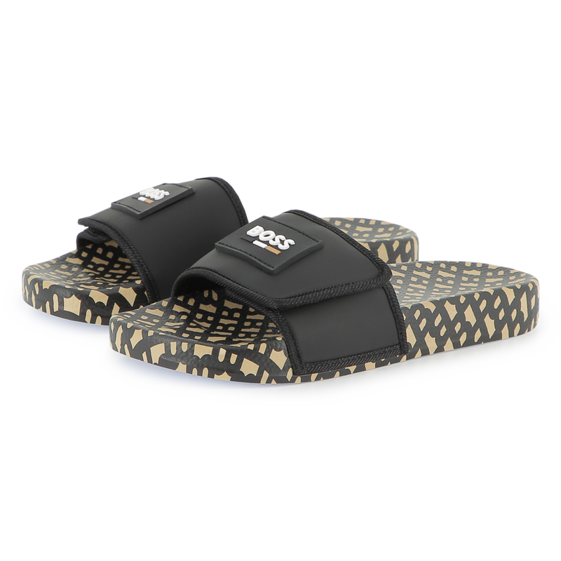 Chinelos com velcro BOSS 
                        BOY