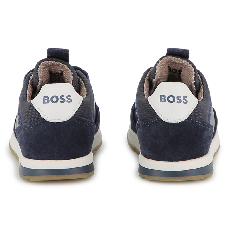 Tênis em materiais mistos BOSS 
                    BOY