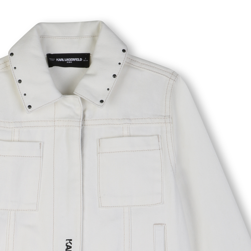 CASACO COM Z&Iacute;PER KARL LAGERFELD KIDS 
                        GIRL