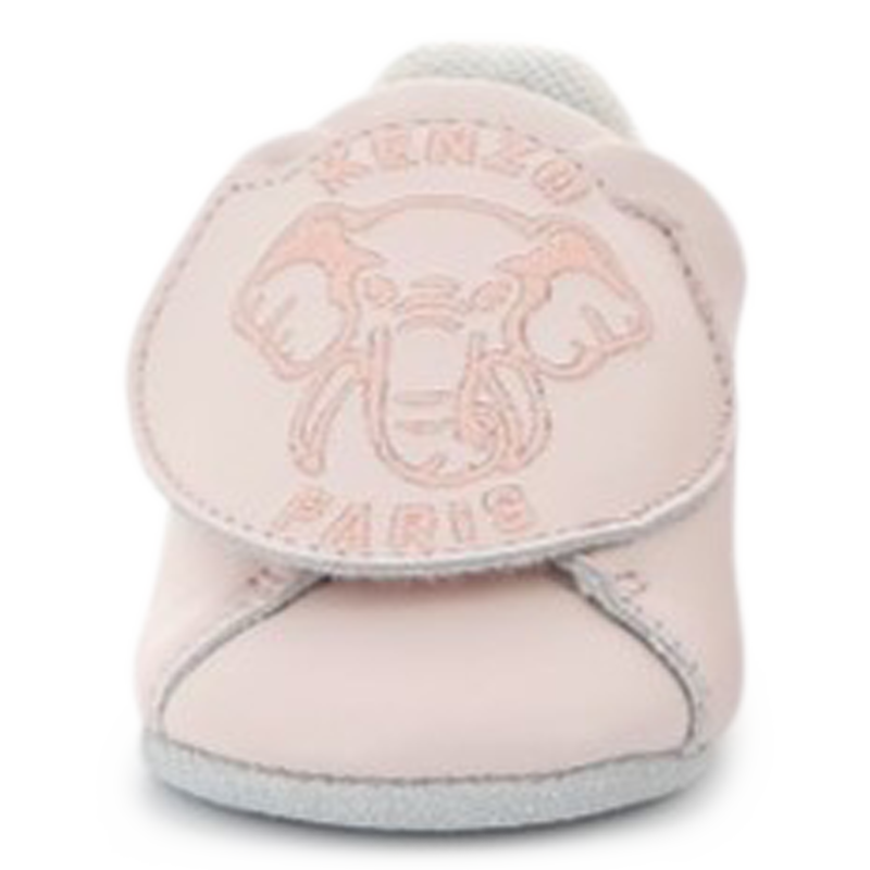 Pantufas de velcro em pele KENZO KIDS 
                        UNISEX