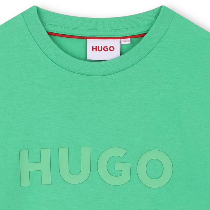 T-shirt de manga curta HUGO 
                    BOY