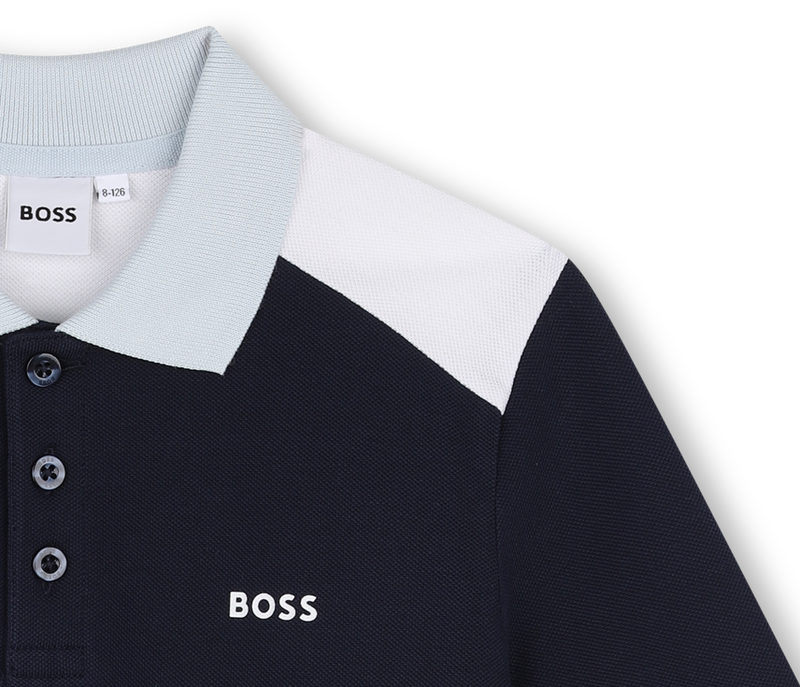 Camisa p&oacute;lo de manga curta BOSS 
                        BOY
