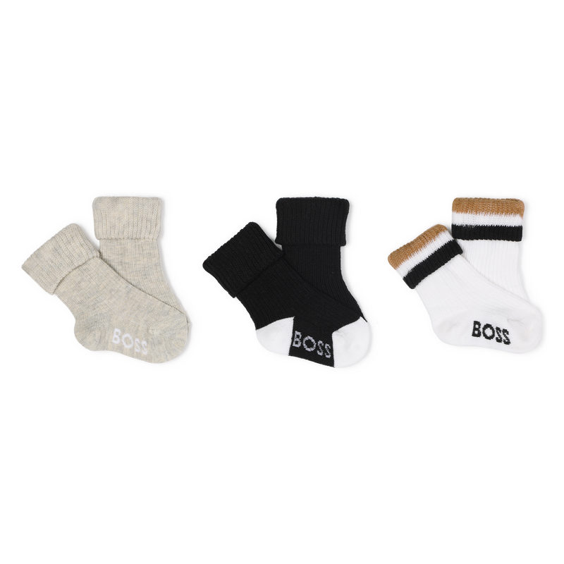 Lote de 3 pares de meias BOSS 
                    BOY