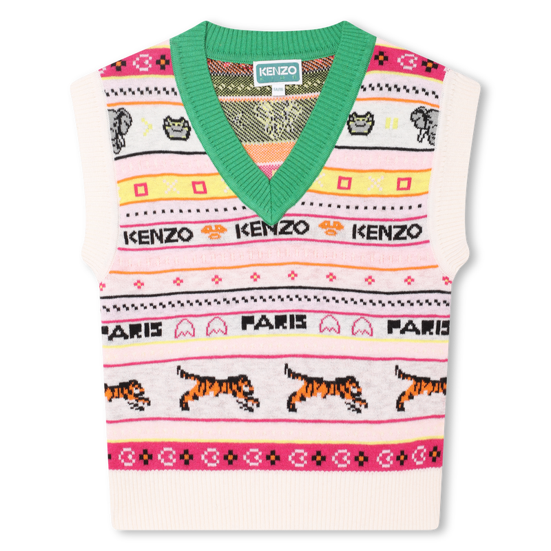 SUÉTER SEM MANGAS KENZO KIDS 
                    GIRL