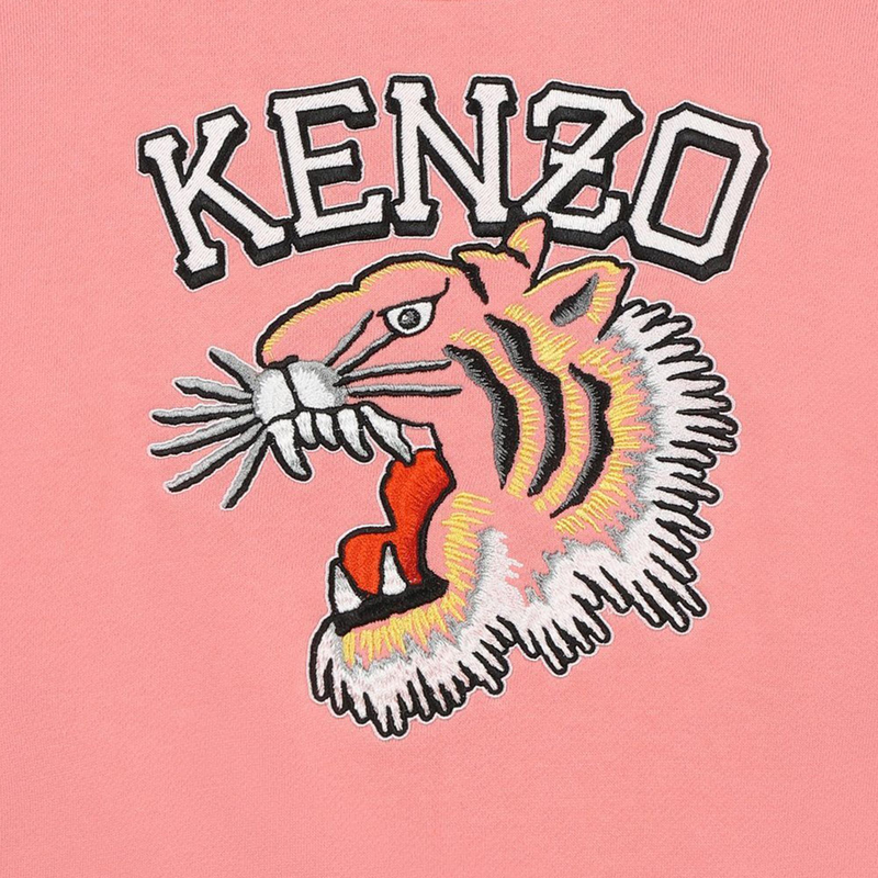Sweatshirt de algod&atilde;o bordada KENZO KIDS 
                        GIRL