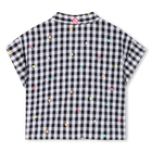 Camisa com estampa gingham BILLIEBLUSH 
                    GIRL