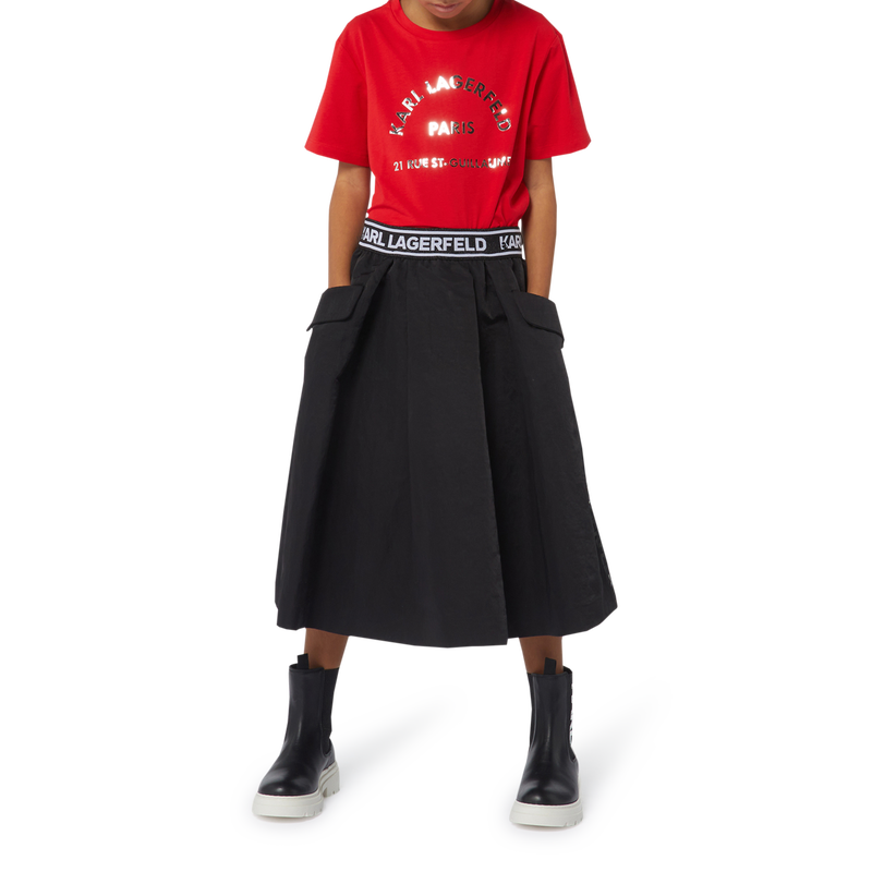 Botins em pele KARL LAGERFELD KIDS 
                        GIRL