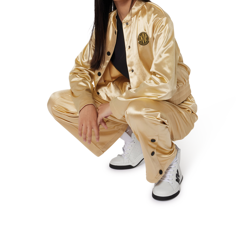 Cal&ccedil;as largas acetinadas DKNY 
                        GIRL