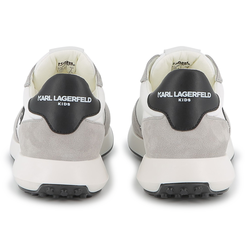Tênis de cano baixo com cadarço KARL LAGERFELD KIDS 
                    BOY